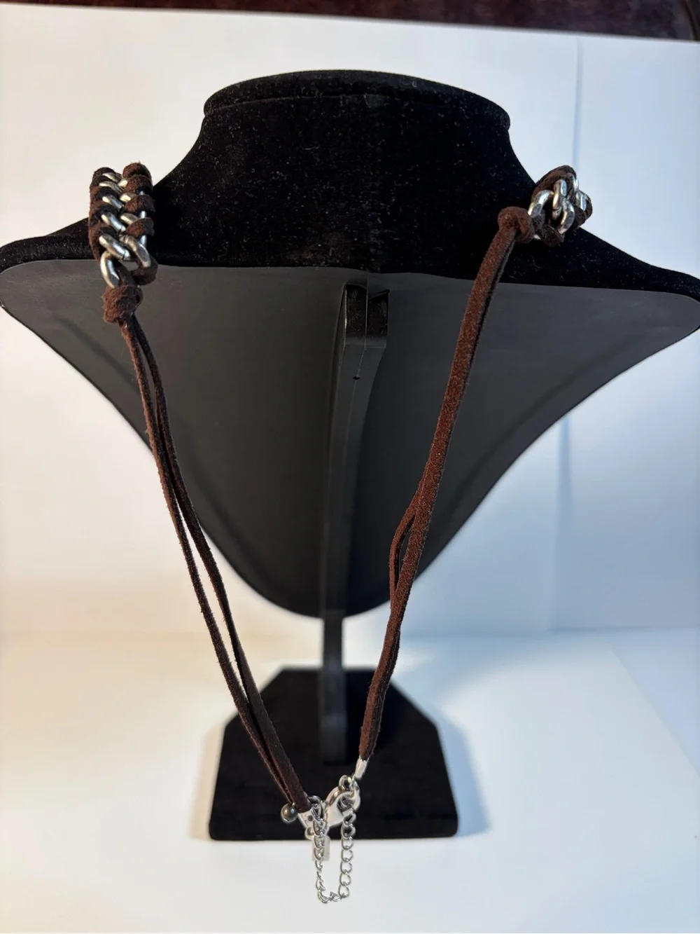 J. Jill Faceted Red Bead Necklace with Accent Chain